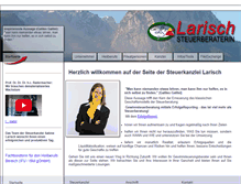 Tablet Screenshot of larisch.com